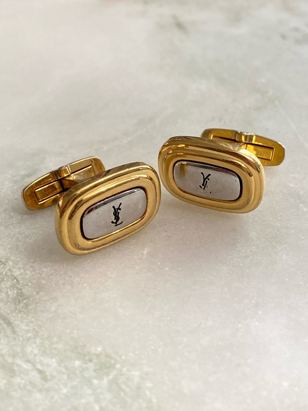 YSL Cuff Links Vintage